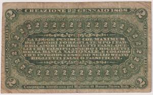 Banca Nazionale nel Regno - 2 Lire - ... 