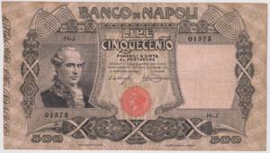 Banco di Napoli - 500 ... 