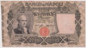 Banco di Napoli - 500 ... 