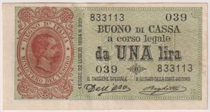Buoni di Cassa 1 Lira ... 