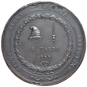 MEDAGLIE DI ETA’ NAPOLEONICA Medaglia 1797 ... 