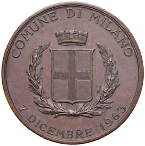 MILANO Medaglia 1963 ... 