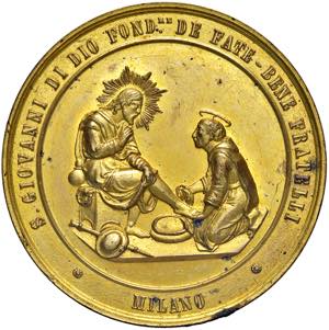 MILANO Medaglia 1870 - MD (g 38,93 - Ø 46 ... 