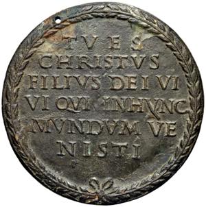 Medaglia rinascimentale di Scuola Romana. ... 