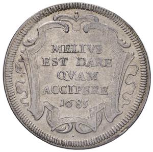 Innocenzo XI (1676-1689) Testone 1685 A. IX ... 