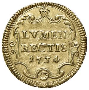 Clemente XII (1730-1740) Scudo d’oro 1734 ... 