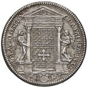 Clemente X (1670-1676) Testone 1675 - ... 
