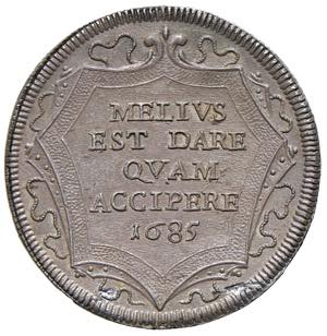 Innocenzo XI (1676-1689) Testone 1685 - ... 