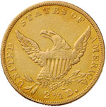 USA 2,5 Dollari 1836 - Fr. 110 AU (g 4,05) ... 