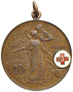 Croce rossa - Medaglia 1911 - Mont. 01 CU (g ... 