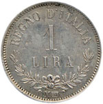 Vittorio Emanuele II (1861-1878) Lira 1863 M ... 