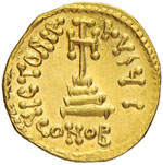 Costanzo II (641-668) Solido - Busti di ... 