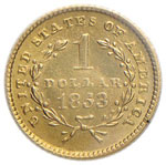 USA Dollaro 1853 - Fr. 84 AU Sigillato SPL ... 