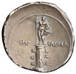 Augusto (27 a.C.-14 d.C.) Denario - Testa a ... 