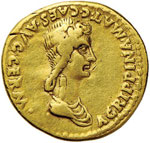 Caligola (37-41) Aureo - Testa a d. - R/ ... 