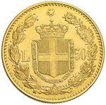Umberto I (1878-1900) 50 Lire 1884 - Pag. ... 