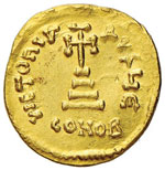 Eraclio (610-641) Solido - Busti di Eraclio ... 