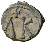 Leone V (813-820) Follis (Siracusa) Busti di ... 