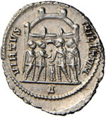 Diocleziano (283-305) Argenteo - Testa ... 