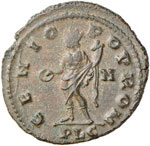 Massimiano (284-310) Follis (Lugdunum) Busto ... 
