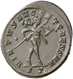 Massimino II (309-313) Follis (Ticinum) ... 