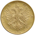 ALBANIA Zog (1925-1939) 100 Franca 1929 ... 