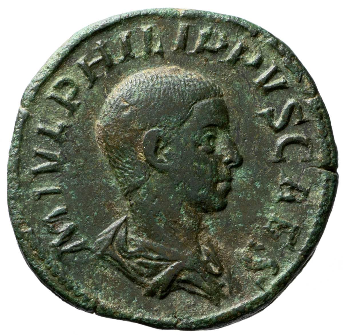 Impero Romano Filippo II figlio 244-246 sesterzio ... - Casa d'aste ...