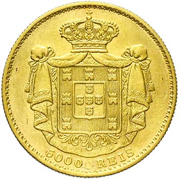Portogallo - Luigi I 5000 Reis ... 