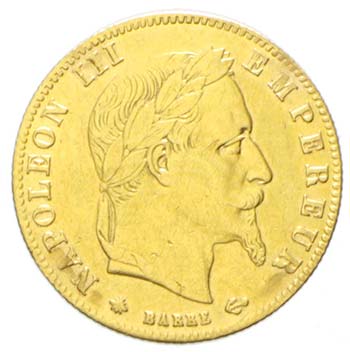 Francia - 5 franchi 1864 Av. 5 ... 
