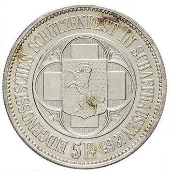 Svizzera - Tiro federale 5 franchi ... 