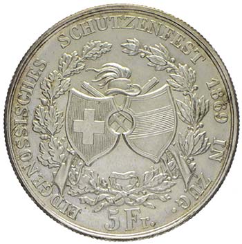 Svizzera - Tiro federale 5 Franchi ... 