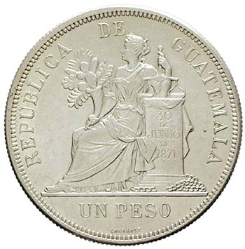 Repubblica Del Guatemala - 1 peso ... 