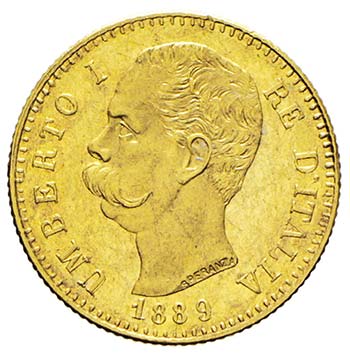 Umberto I 1878-1900 - 20 lire 1889 ... 