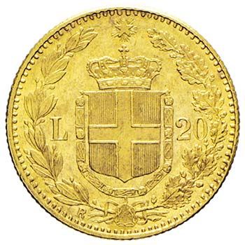 Umberto I 1878-1900 - 20 lire 1889 ... 