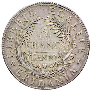 Repubblica subalpina - 5 franchi ... 