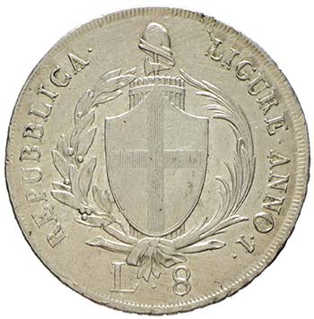 Genova - Repubblica Ligure 8 lire ... 