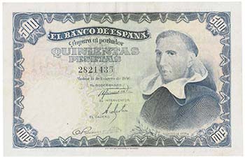 Spagna - Cartamoneta - 500 pesetas ... 