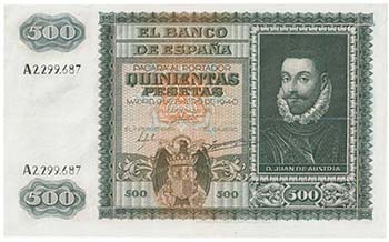 Spagna - Cartamoneta - 500 pesetas ... 