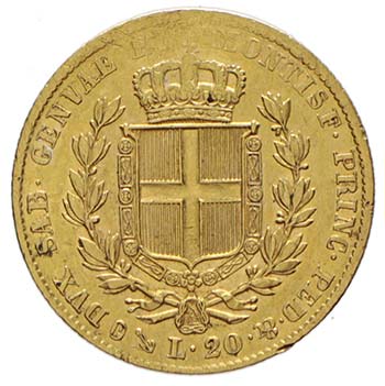 Carlo Alberto 1831-1849 - 20 Lire ... 