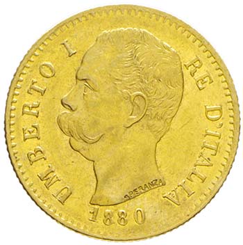 Umberto I 1878-1900 - 20 lire 1880 ... 
