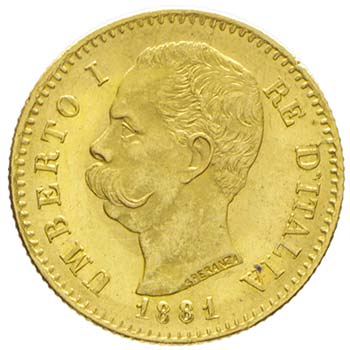 Umberto I 1878-1900 - 20 lire 1881 ... 