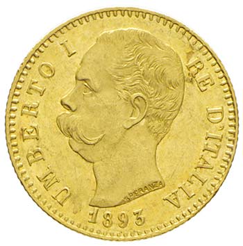 Umberto I 1878-1900 - 20 lire  ... 