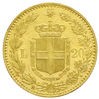 Umberto I 1878-1900 - 20 lire  ... 