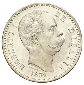 Umberto I 1878-1900 - 2 lire 1881 ... 