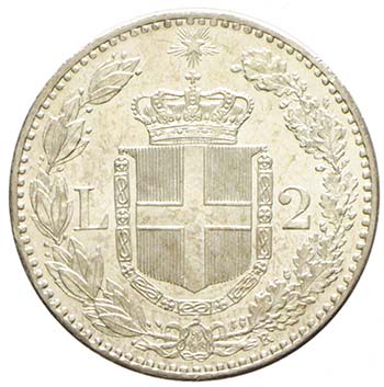 Umberto I 1878-1900 - 2 lire 1883 ... 