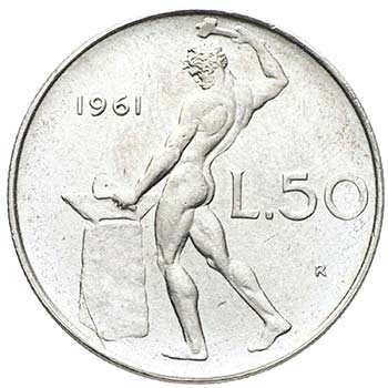Repubblica Italiana - 50 Lire 1961 ... 