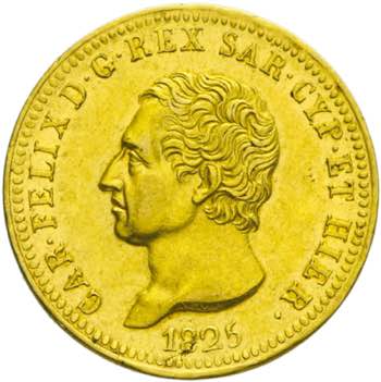 Carlo Felice - 40 lire 1825 Torino ... 