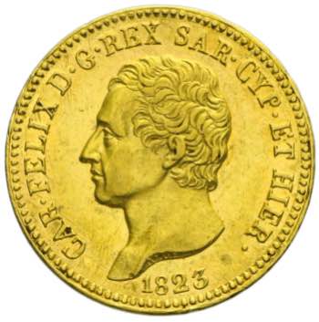 Carlo Felice - 20 lire 1823 Torino ... 