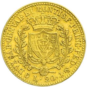 Carlo Felice - 20 lire 1824 Genova ... 