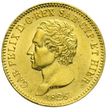 Carlo Felice - 20 lire 1826 Torino ... 